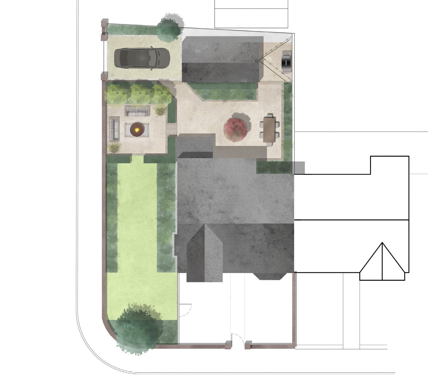 Illustrative Garden Design plan