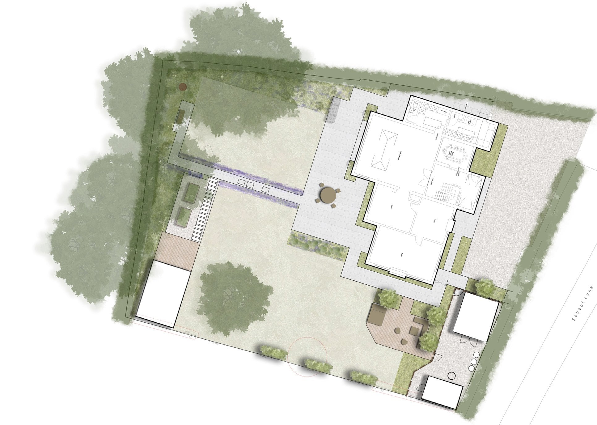 Illustrative Garden Design plan